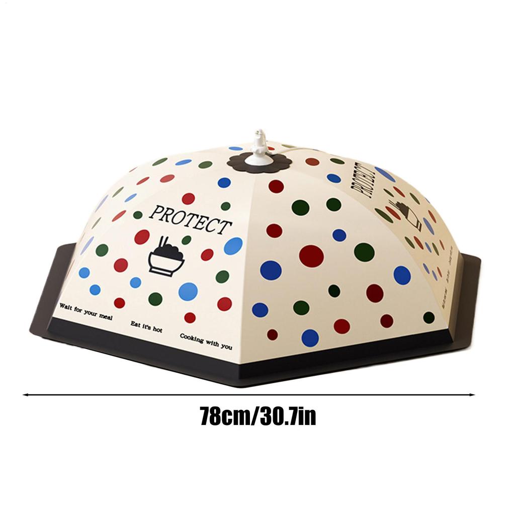 Food Tents Thermal Reusable Insulation Heat Shield Umbrella Screen Food Dust Cover for Outdoor Winter Kitchen Hiking Camping