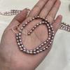 1 String AA Grade Purple Freshwater Rice Pearl Beads 3-8mm, 36cm Strand, Natural Pearl Beading Supplies, Loose Beads for DIY Handmade Jewelry Making