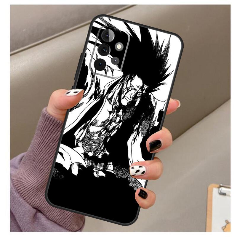 Custodia per Telefono Anime Bleach Bianco e Nero Per Samsung Galaxy A12 A22 A32 A42 A52 A72 A11 A51 A71 A52S A50 A70 A21S Capa