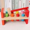 Fine Motor Training Wooden Hammer Toy Color Cognition Early Education Toy Montessori Toy  Preschool