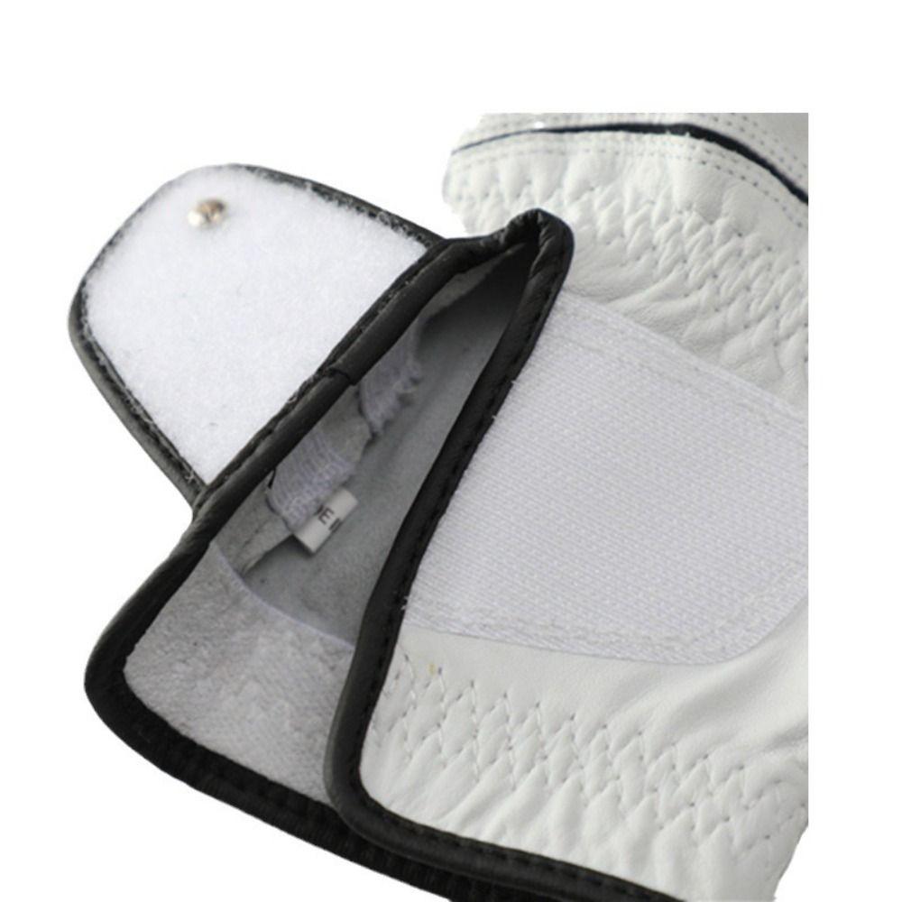White Leather Golfing Glove Sheepskin Golf Accessories Soft Men's Sports Golf Glove  Golfer