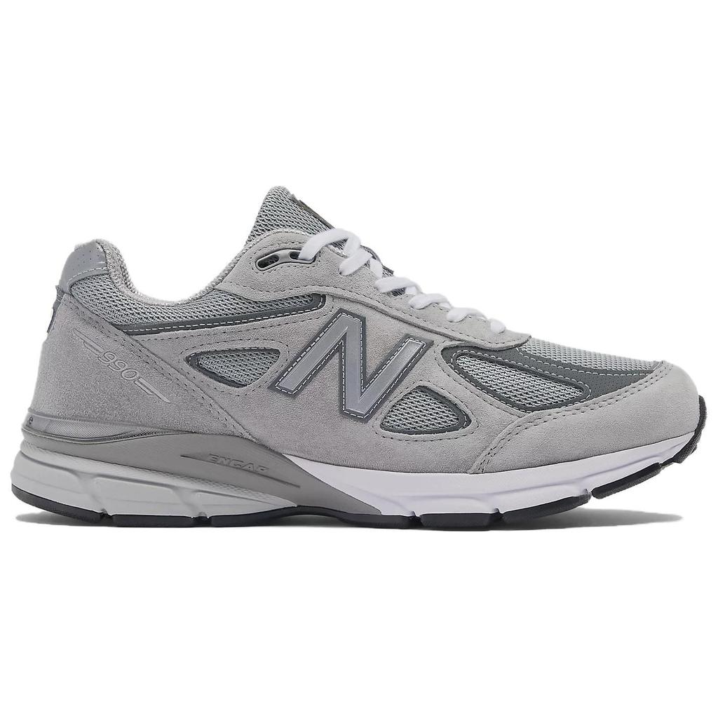 New Balance 990v4 Made In USA Grey Silver Unisex Sneakers U990GR4