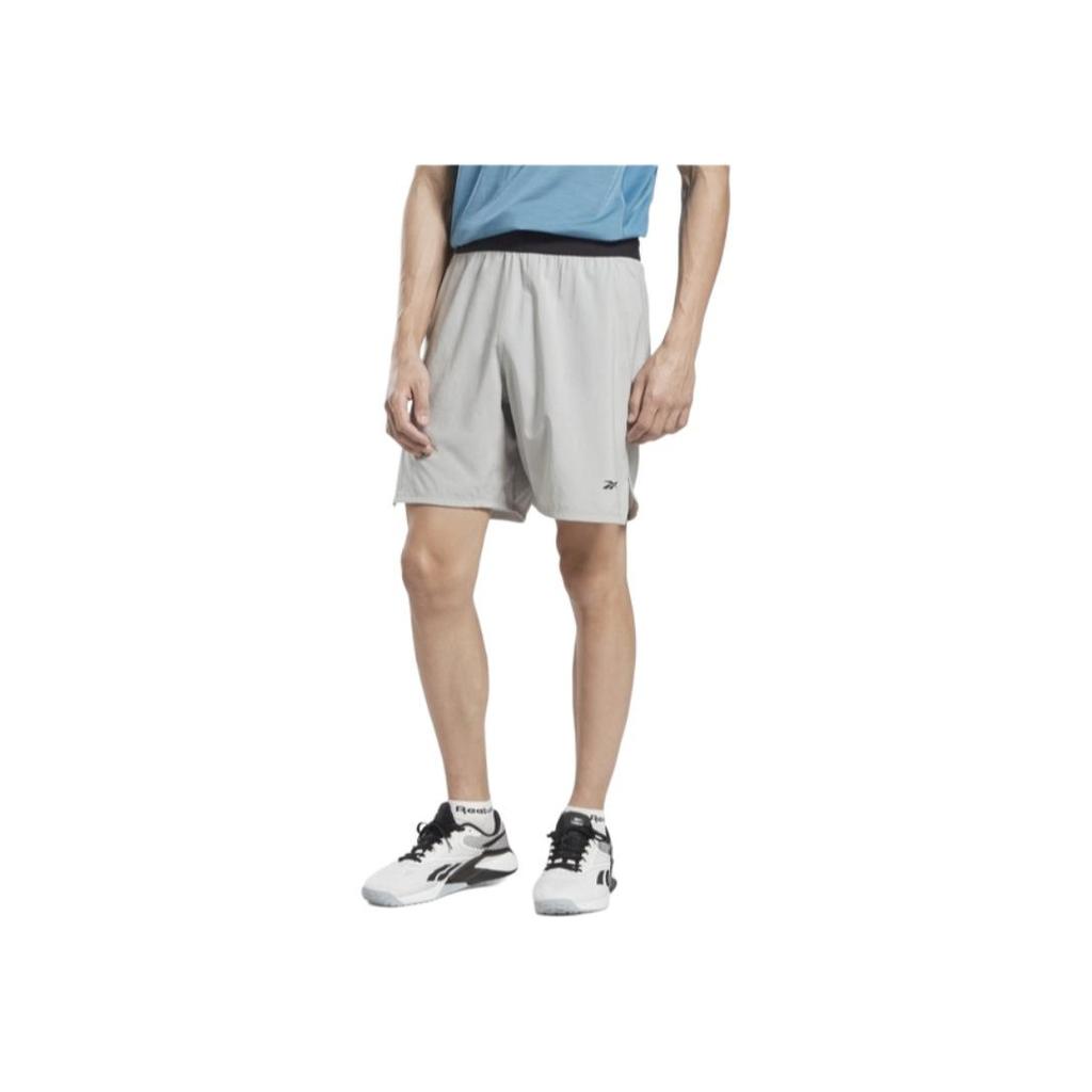 Reebok Knitted Training Mid-Rise Shorts Men Shorts White IC1609