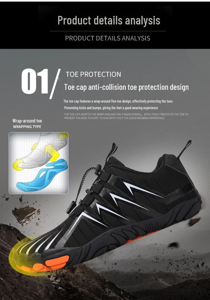 2024 Breathable Non-Slip Quick-Drying Walking Shoes for Men & Women - Lightweight Water & Outdoor Fitness Footwear