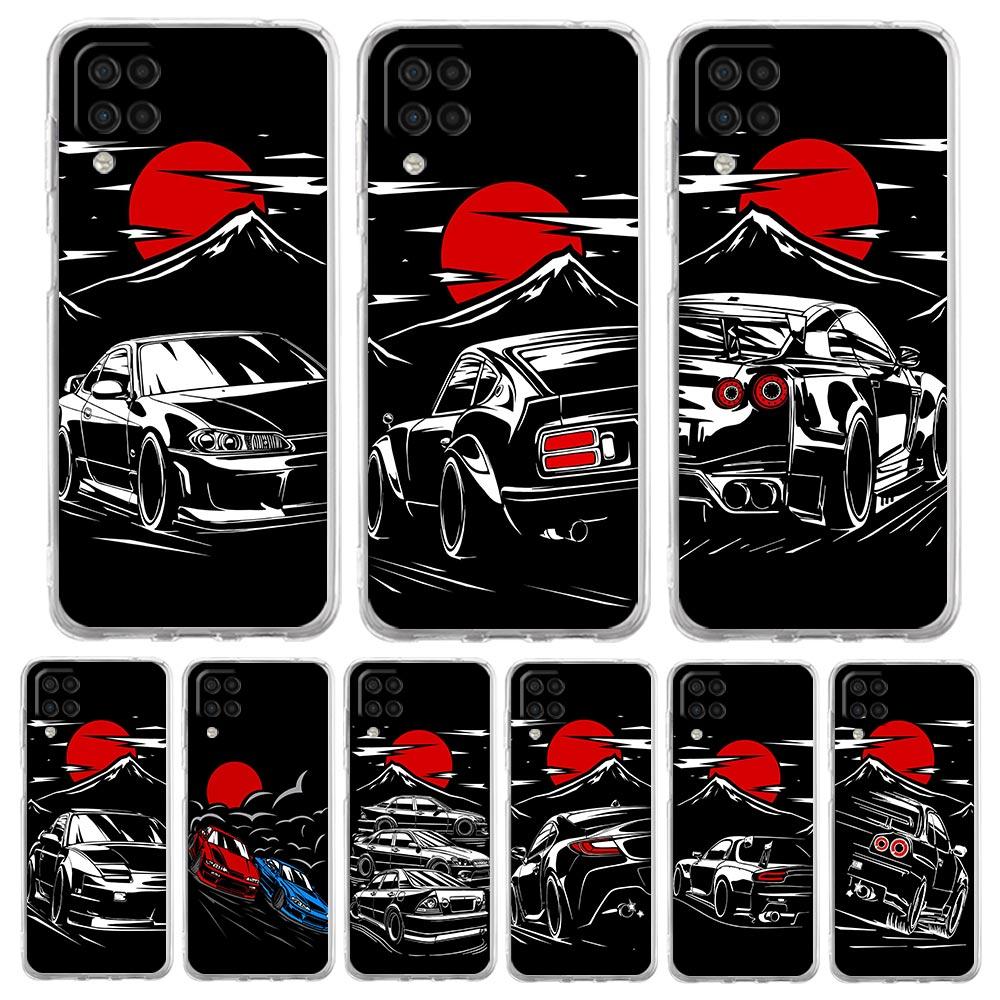 Japan JDM Sports Cars Male Men Phone Case For Samsung Galaxy A51 A71 A21S A12 A11 A31 A41 A03S A13 A33 A73 A53 A52 A32 5G Cover