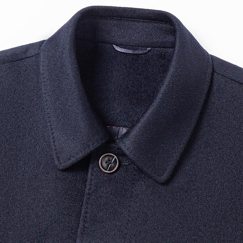 FAPAI Men's 100% Merino Wool Overcoat