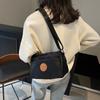Casual simple bag women's new fashion niche design shoulder messenger bag multi-layer pillow bag