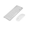 Slim 2.4GHz Wireless Keyboard and Mouse Kit for Desktop Laptop Black