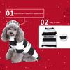 Verwandlung Hunde Overall mit Hut Set Weihnachten Hunde Pullover Winter Cosplay Party Kleine Hunde Pullover