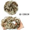 MISS WIG Straight Donut Chignon Hairpieces Synthetic Ombre Elastic Chignon Fluffy Messy Scrunchies Hair Bun for Women
