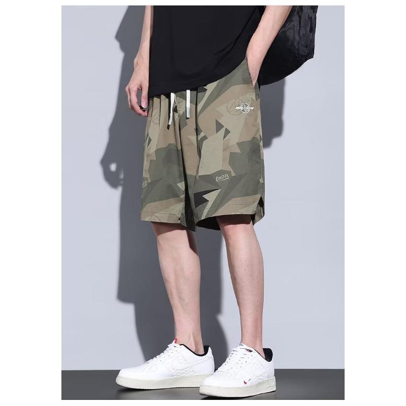 Men's Camouflage Quick-Dry Loose Cargo Shorts