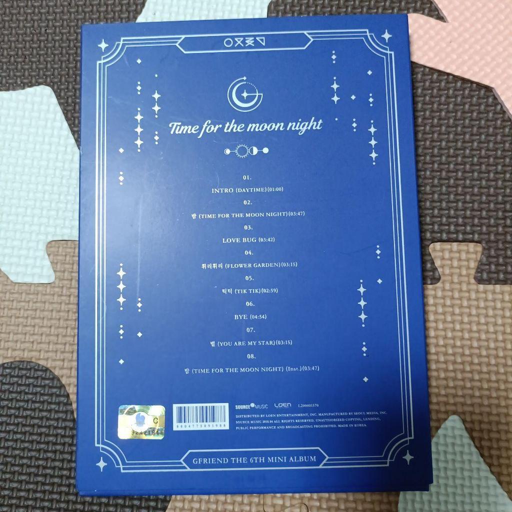 [USED] GFRIEND Time for the Moon Night Korean CD Night