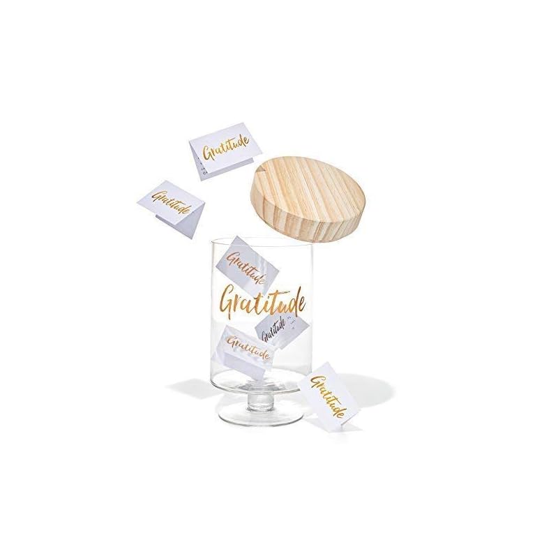 Gratitude Glass Jar 11 Inches (28 cm) Tall x 6 Inches (15cm) Diameter