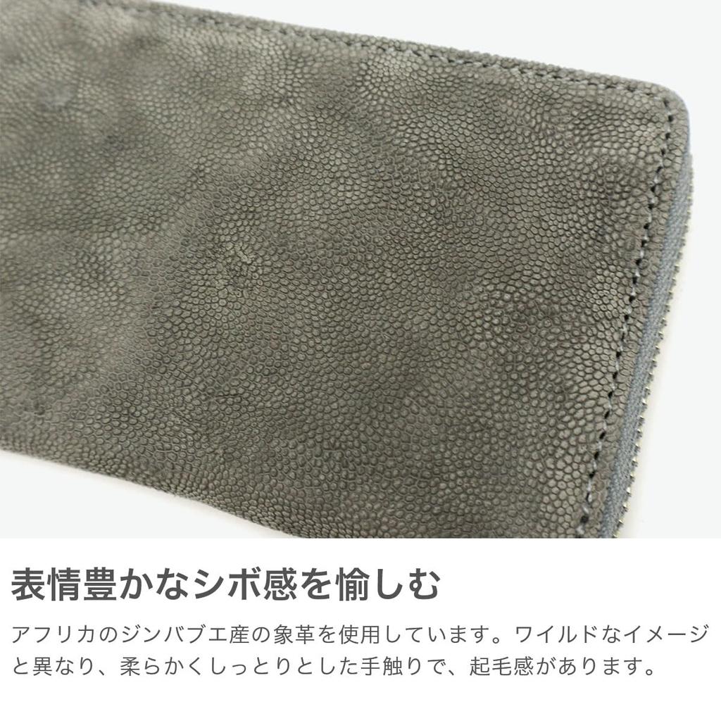 ZOU Bifold Wallet Round Middle Wallet AN204 [Nerd] Green/60