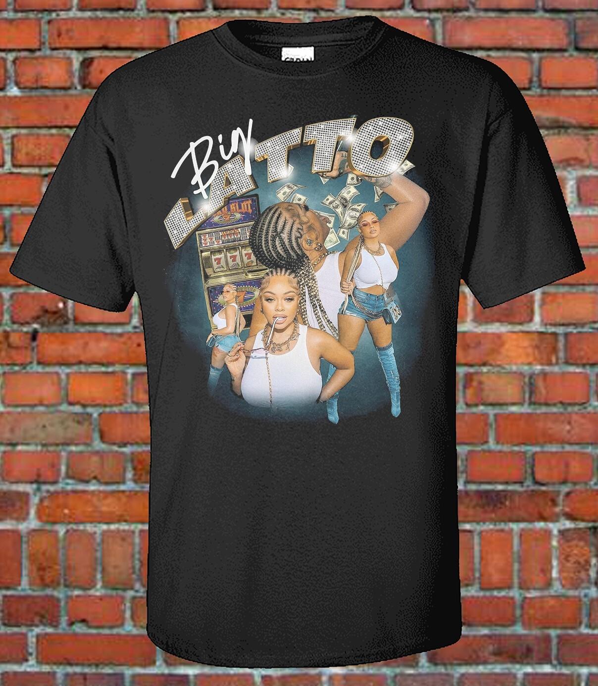 Big Latto 90s Style Bootleg Tee Art Graphic T-Shirt Unisex T-Shirt XL