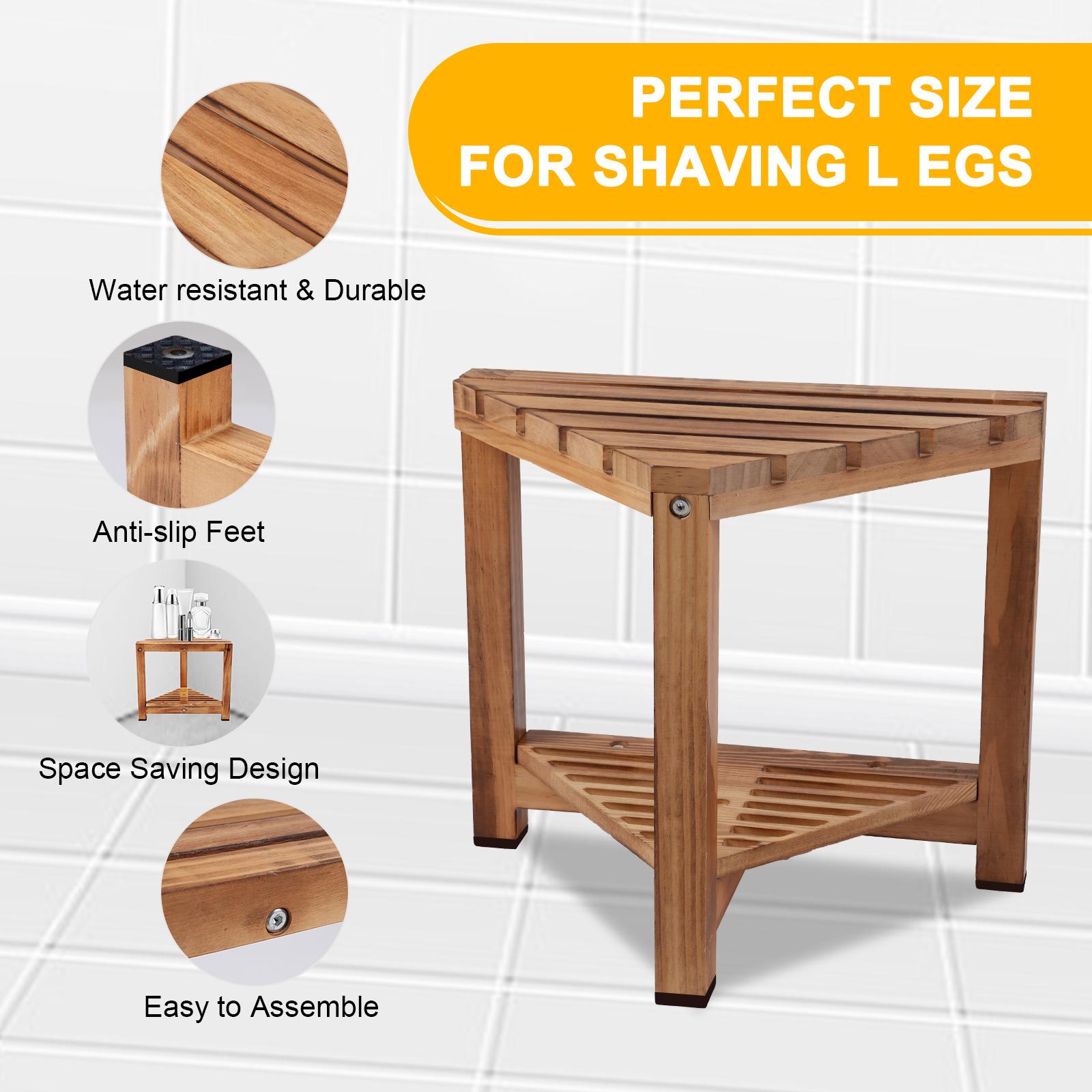 

Wooden Show Stool Wooden Shaving Leg Stool Bathroom Corn Show Stool