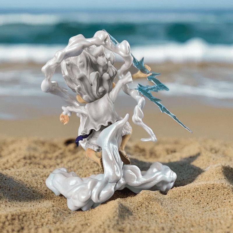 One Piece Anime, handgefertigt von Munch D. Luffy Anime-Statue, Sammlermodell, Spielzeug, Geschenk, 15 cm