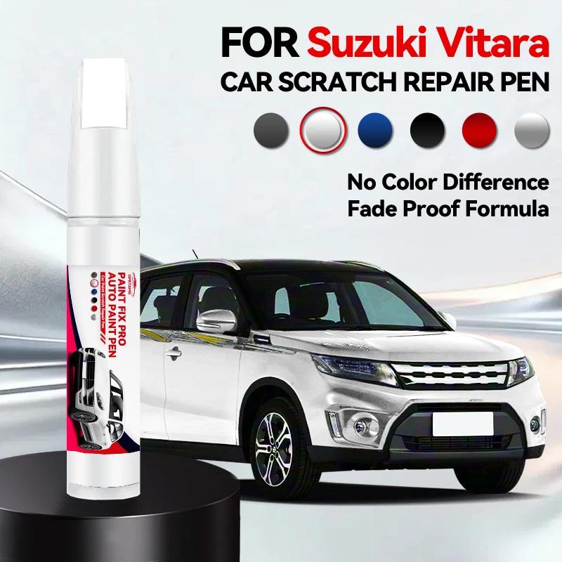 Exklusives Fahrzeugzubehör für Suzuki Vitara Autolack Reparaturstift Touch-Up Kratzerentferner DIY Auto Zubehör Weiß Silber YH O