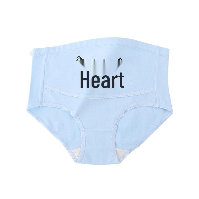 Adjustable High Waist Cotton Maternity Briefs - Late Pregnancy Belly Support, Plus Size Women's Underwear
