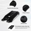Real Carbon Fiber Battery Cover for Surron Light Bee,Fairing Guard Protection for Electric Dirt Bike Surron Light Bee X/S - Black