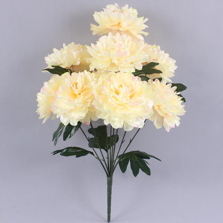 Simulation Peony Bouquet 9 heads Large Peony 70cm Decorative Flower