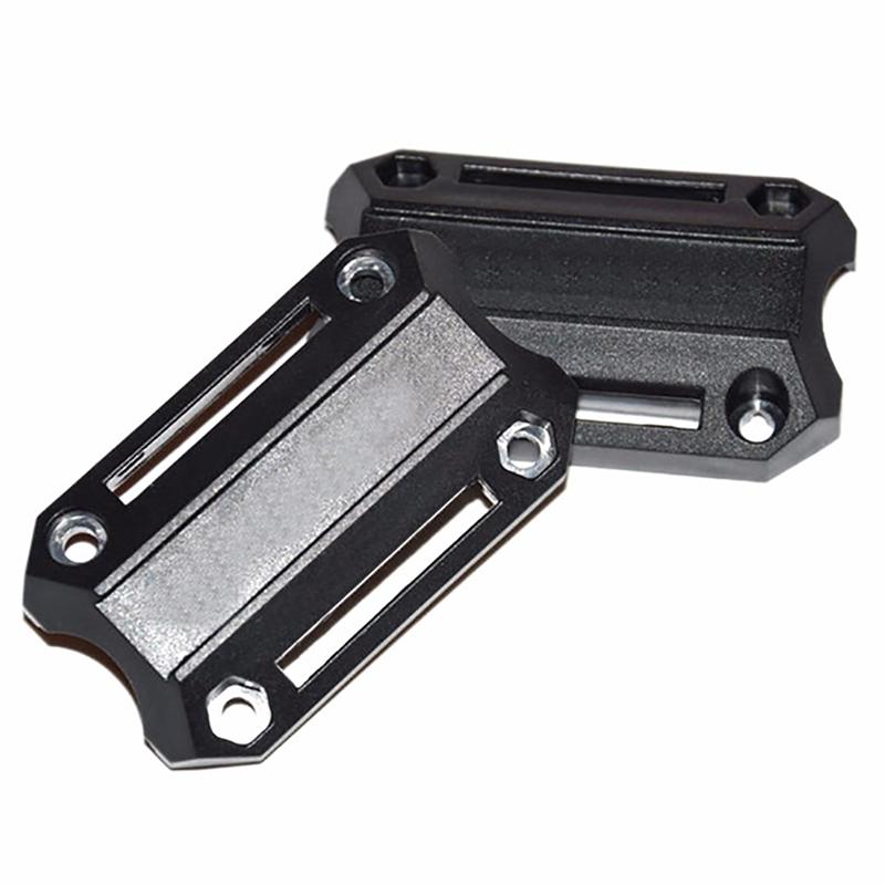 2X 25mm Motorrad Motor Schutz Schutz Stoßstange Dekor Block Crash Bar