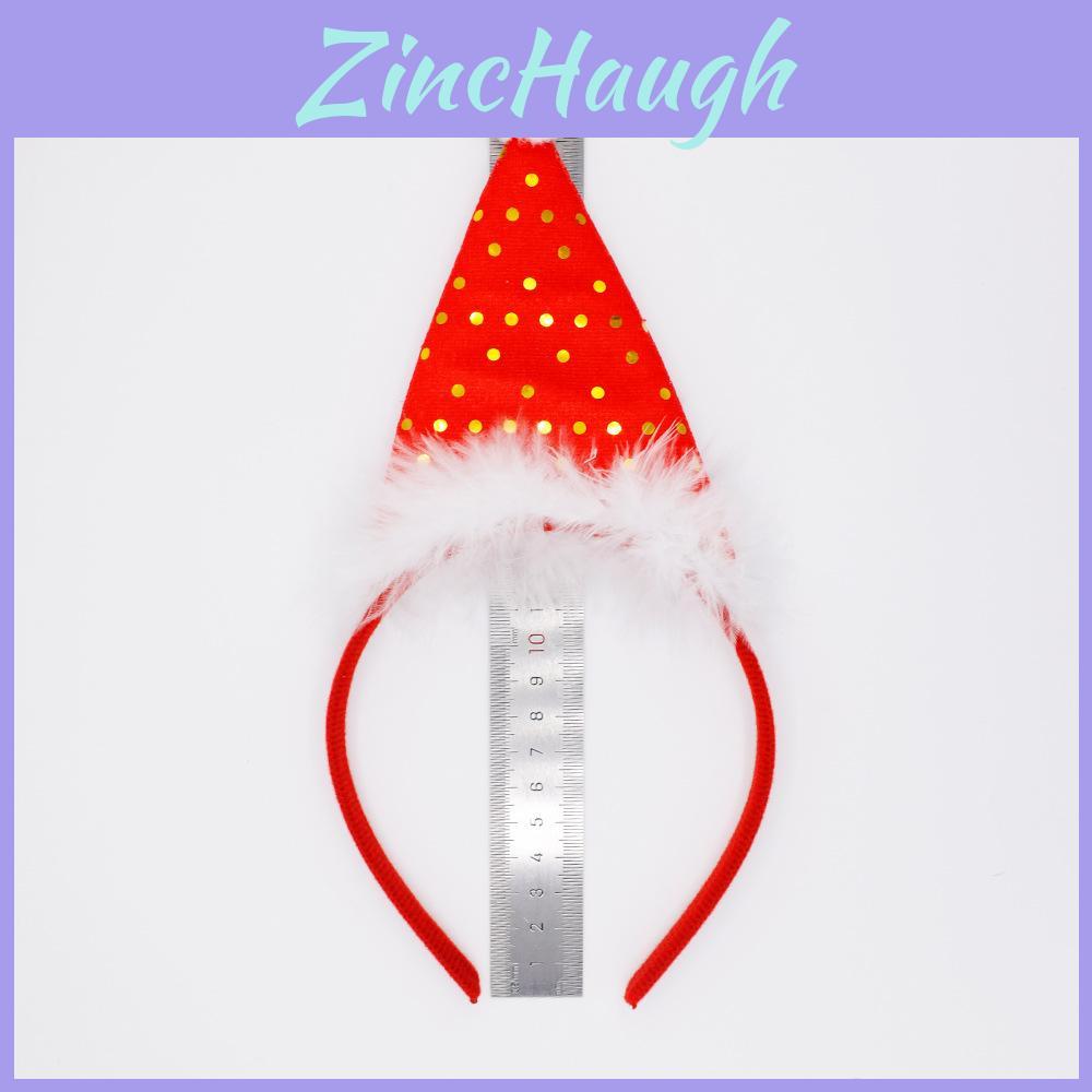 Trendy Christmas Headpiece Adorable Headband With Red Santa Hat Perfect For Kids And Pets Handmade With Love