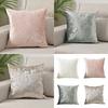Elegant Solid Color Stretch Velvet Pillowcase Cushions Cover Easy to Install and Remove for Home Decoration 450x450mm