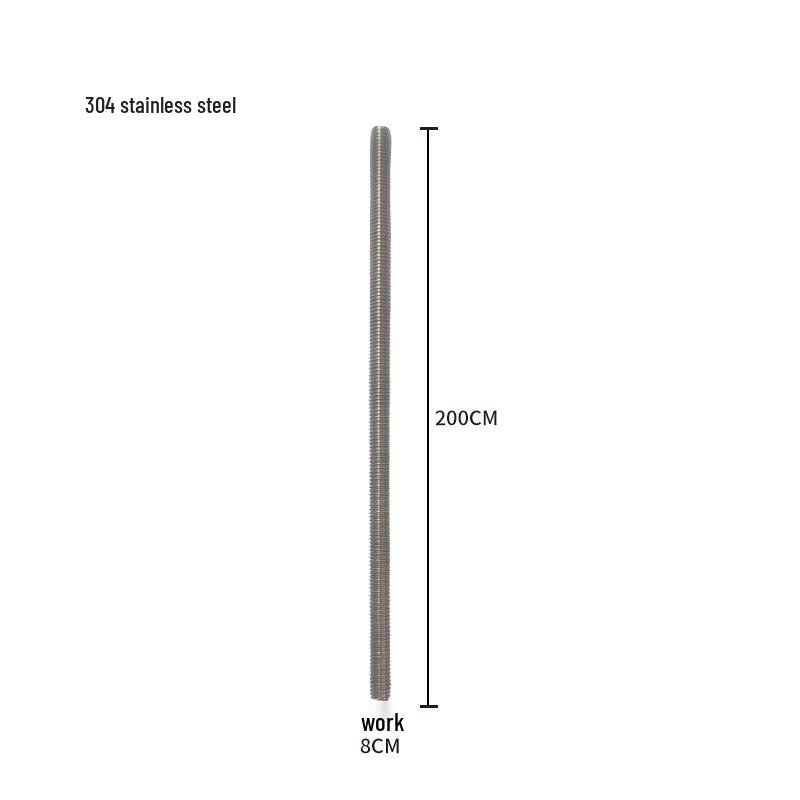 304 Stainless Steel M8/M10 Threaded Rod Bolt Stud