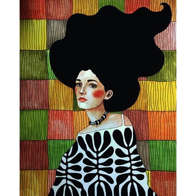 Tam Kare Yuvarlak Matkap 5D DIY Elmas Boyama Karikatür Kadın Nakış Rhinestones Mozaik Kız Çapraz Dikiş Ev Dekorasyon