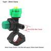 2PCS 20mm /25mm Clamp Spraying Nozzle Engineering Plastic Atomizing Mist Nozzle  Crop Spraying