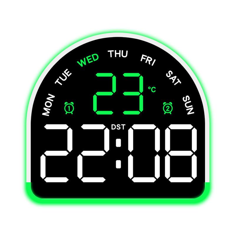 Multifunctional LED Ambient Alarm Clock with Temperature Display and Multiple Alarms