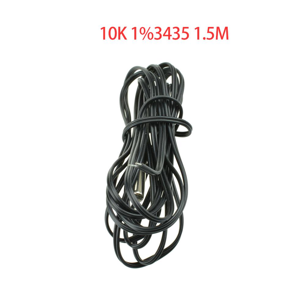 

NTC 10K Ohm 1% 3435 Thermistor Temperature Cylinder Probe 1.5m Wire Sensor Cable
