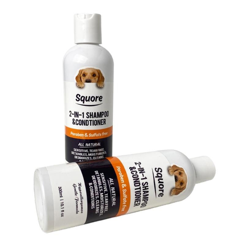 Anti-Itch Shampoo for Dogs Cats with Plant-Based Dog Conditioner Help Reduce Itching Long Lasting Moisturizing Lotion