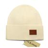 Herbst und Winter lu Modische hochwertige Wollmütze mit Schriftzug, Europäischer und Amerikanischer lässiger warmer Beanie, Strickmütze für Damen und Herren