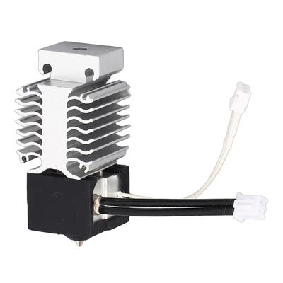 Kit de Bloc Chauffant en Céramique pour Imprimante 3D Tube de Gorge Bimétallique Buse Cuivrée 0.4mm Kit Hotend pour Imprimante 3D pour Ender 3