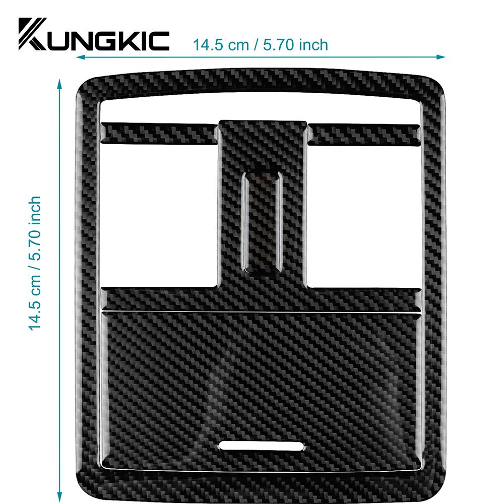 Real Soft Carbon Fiber Sticker For Chrysler 300 300C 2005 2006 2007 LHD RHD Car Reading Light Panel Interior Trim Accessories