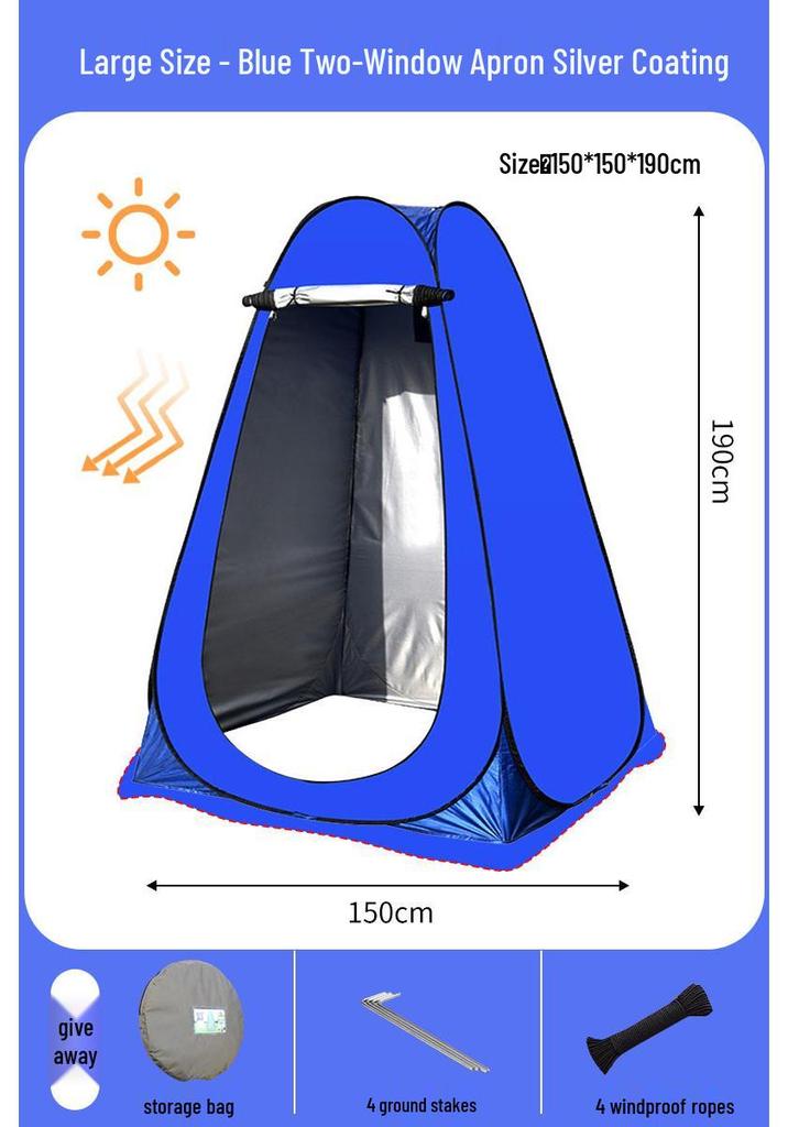 Portable Outdoor Shower & Changing Tent for Camping
