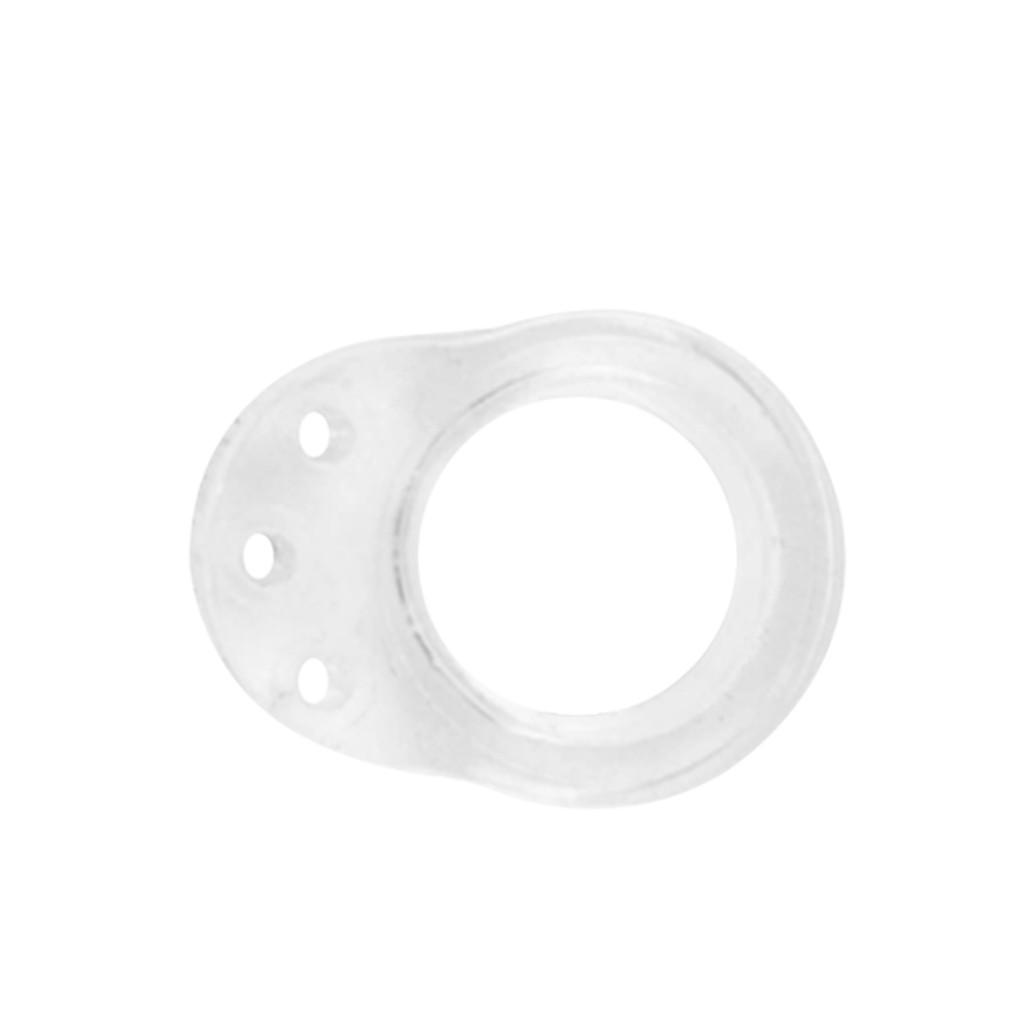 Прозрачный буфер для дверной ручки - буфер для дверной ручки к стенам и мебели белый