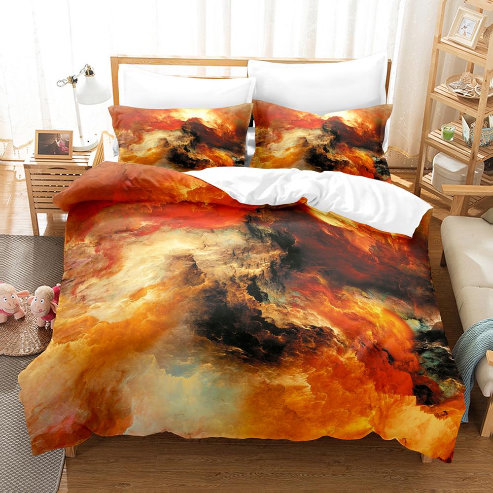 Golden Marble Pink Bedding Set 3d Duvet Cover Sets Comforter Bed Linen Twin Queen King Single Size Room Decor Kids Adult Modern