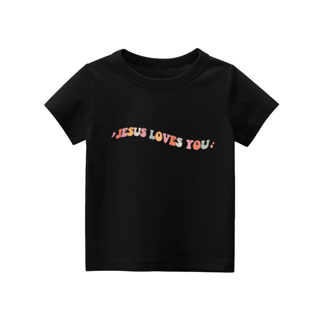 Kleinkind Mädchen Jungen T-Shirts Kinder Top Jungen und Mädchen Bedrucktes Kurzarm T-Shirt