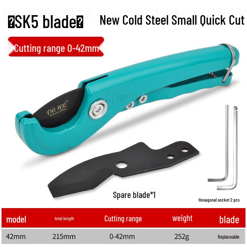 PVC Pipe Cutter - Quick, Professional Cutting Tool for PPR, PVC, and Water Pipes.