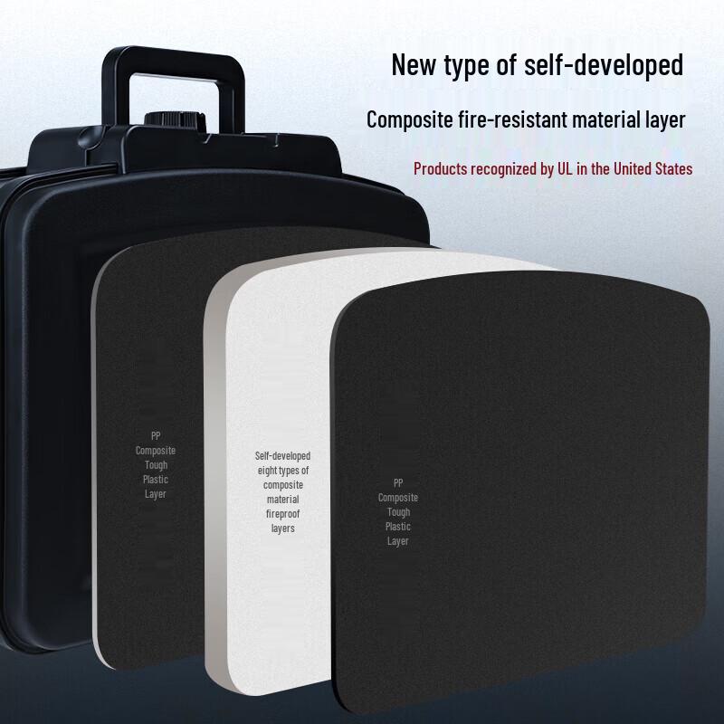 Shield Fireproof Waterproof A4 Document Safe with Key Lock