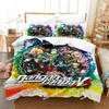 Fashion Anime Danganronpa Bedding Set Printed Bed Set Duvet Cover Sheet Pillowcase Bed Soft Quilt Cover Full Queen King Size
