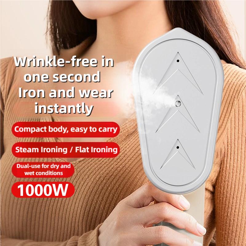 Mini Handbügeleisen zum Aufhängen, 3-stufige Temperatureinstellung, Klein, tragbar für Studentenwohnheim, Bügeln von Kleidung, Dampfbürste