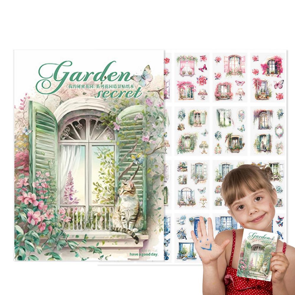 

Scrapbook Stickers Pack Garden Decals Book For Journaling Scrapbook Stickers For Journals Garden Landscape Stickers For Bottle