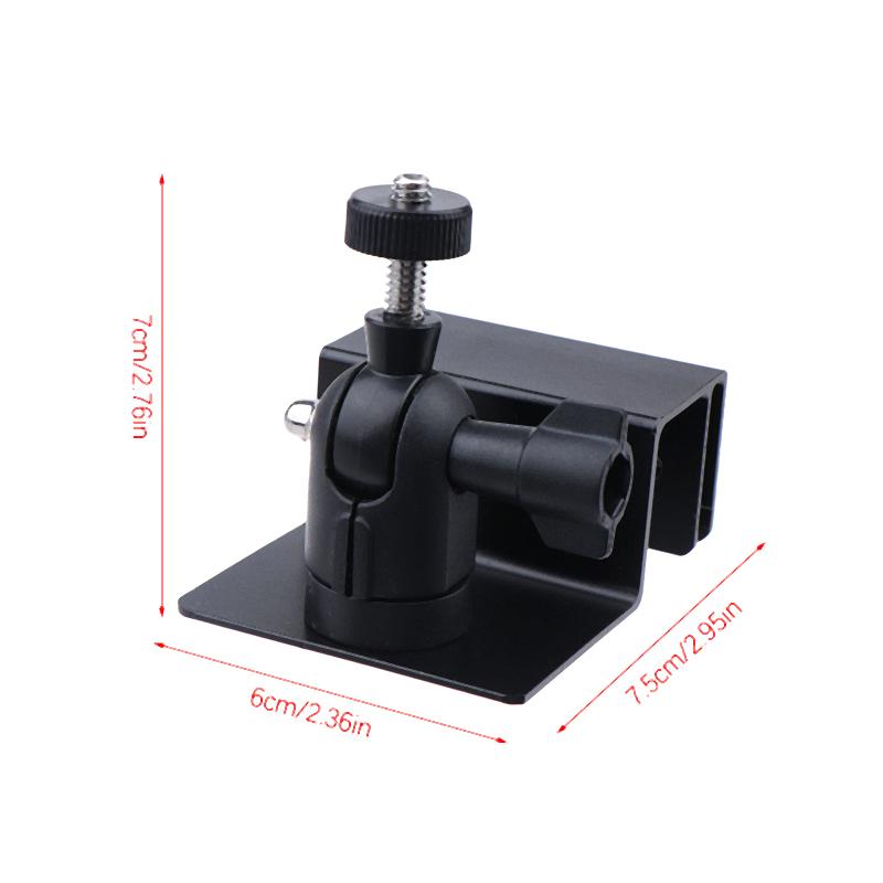 Specjalny wspornik monitorujący do rynny deszczowej, odporny na warunki atmosferyczne wspornik do montażu na rynnie z uniwersalnym adapterem śrubowym, regulowany do kamer