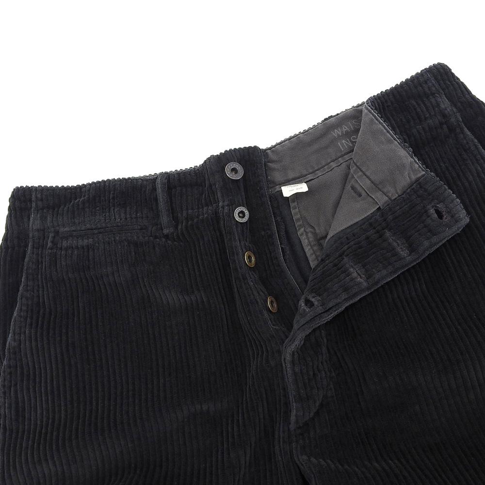 RRL Men's Corduroy Officer's Pants, Black, Size 32x30 Bottoms 32x30 blackUsed