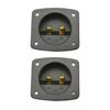 2Pcs Speaker Terminals Box Square Binding Post Cable Connectors Components for Car Home Theater Accessories