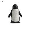 Penguin Figurine Smell-less Simulation Toys Solid PVC Realistic Penguin Model Toy for Home